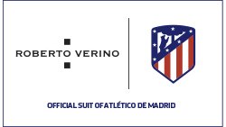 Roberto Verino, the official sponsor of the Atlético de Madrid soccer team