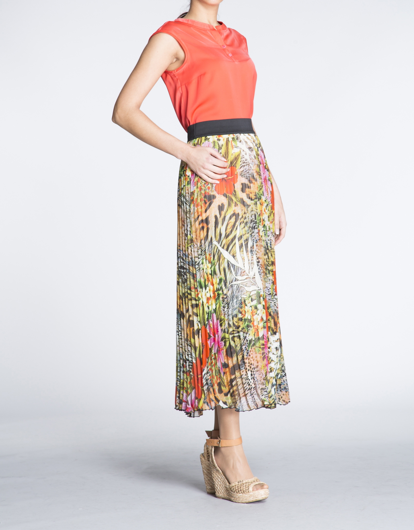 Floral Long Skirt 82