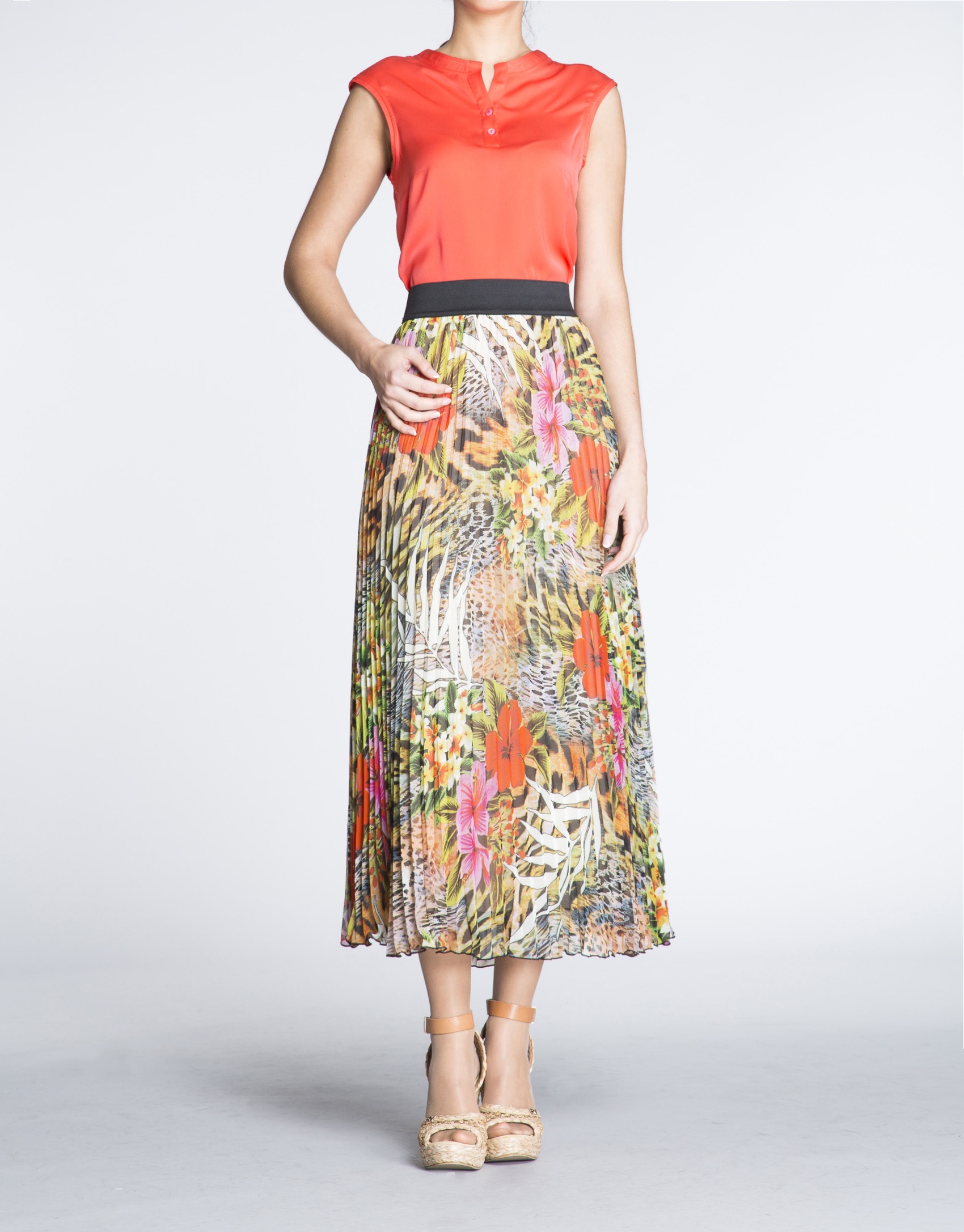 Floral Long Skirt 43