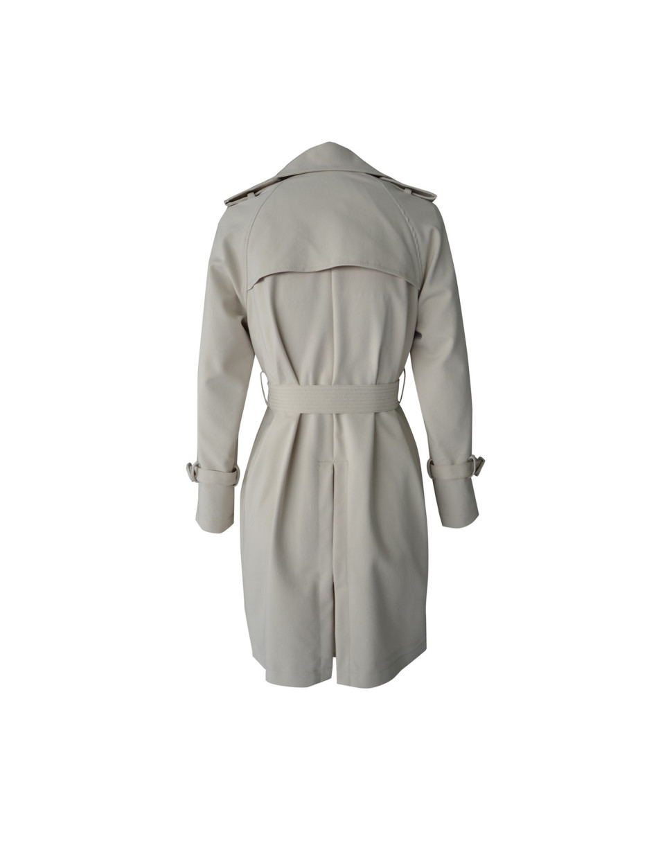 Gabardina gris claro
