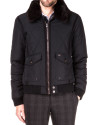 Windbreaker with detachable collar 