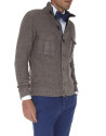 chaqueta  punto de arroz