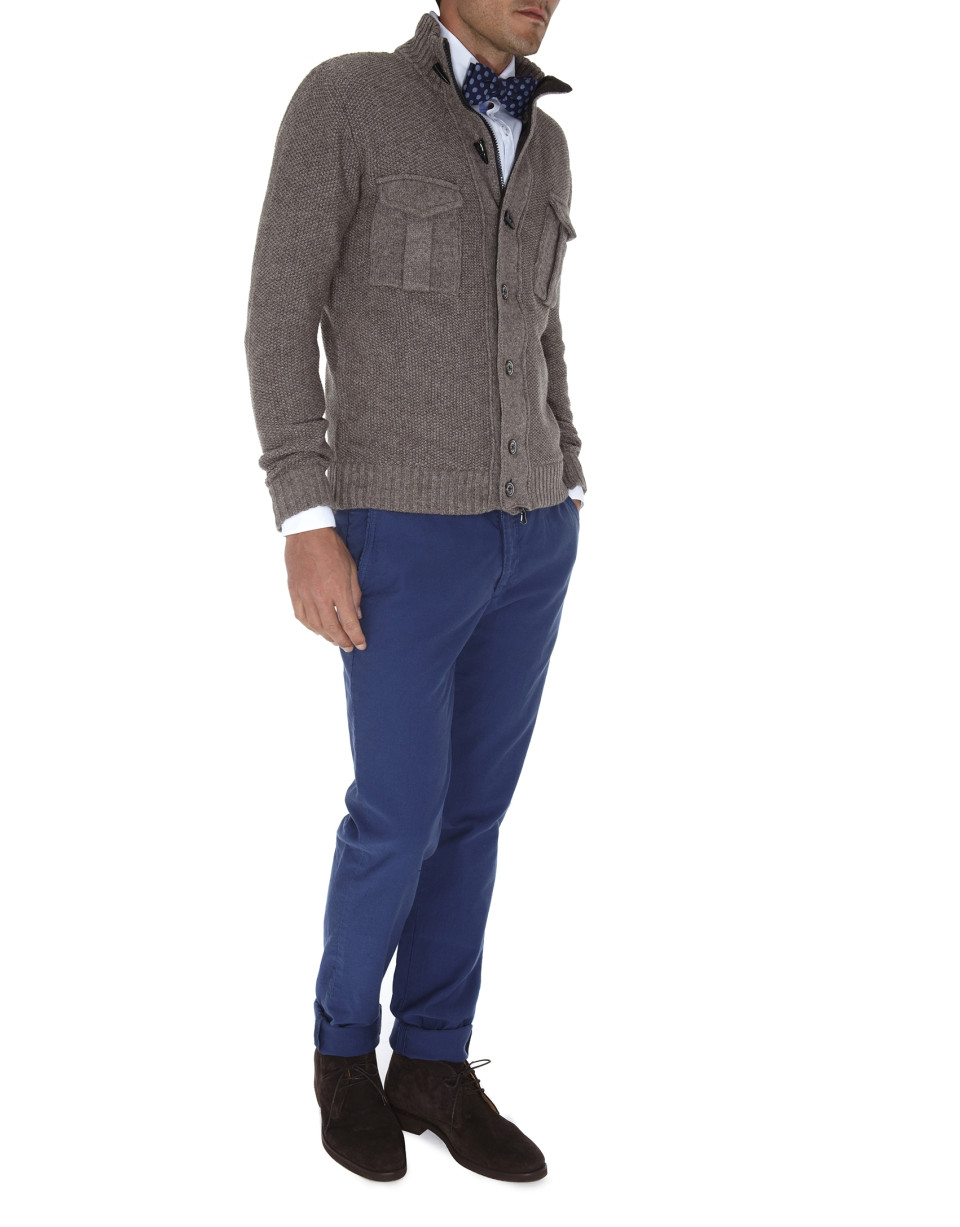 chaqueta  punto de arroz