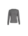  Grey round neck pullover