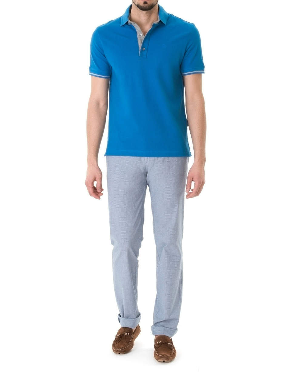 Plain piqué polo