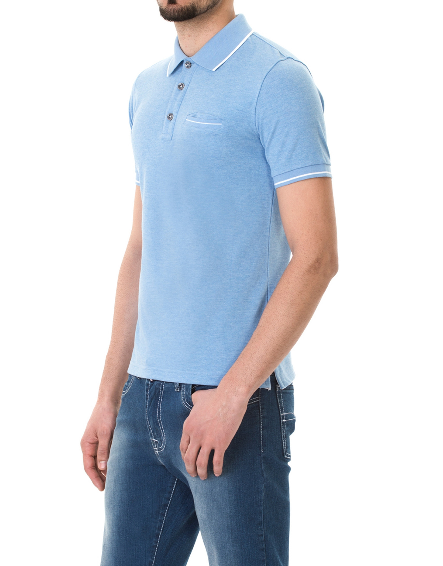 Melange piqué polo 