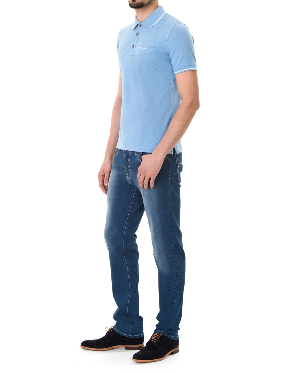 Polo piqué melange