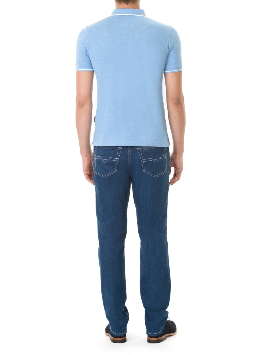 Melange piqué polo 