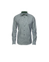 Green and blue gingham/Vichy casual shirt