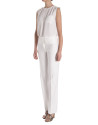Straight embroidered pants