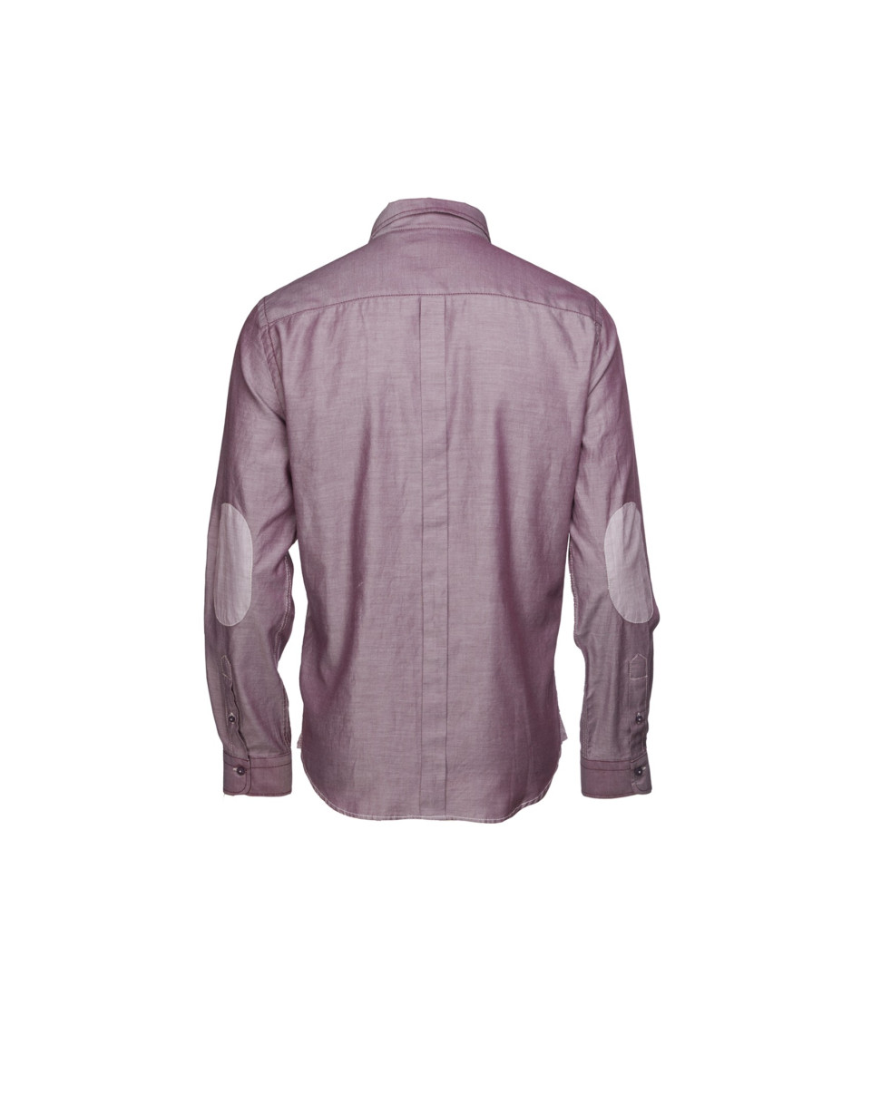 Bordeaux/white casual  shirt