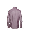 Bordeaux/white casual  shirt