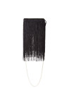 Bandolera flecos negra
