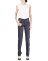 Navy blue straight pants