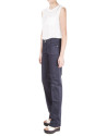 Pantalón recto azul marino