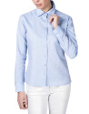 Camisa azul manga larga