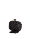 Clutch tejido negro