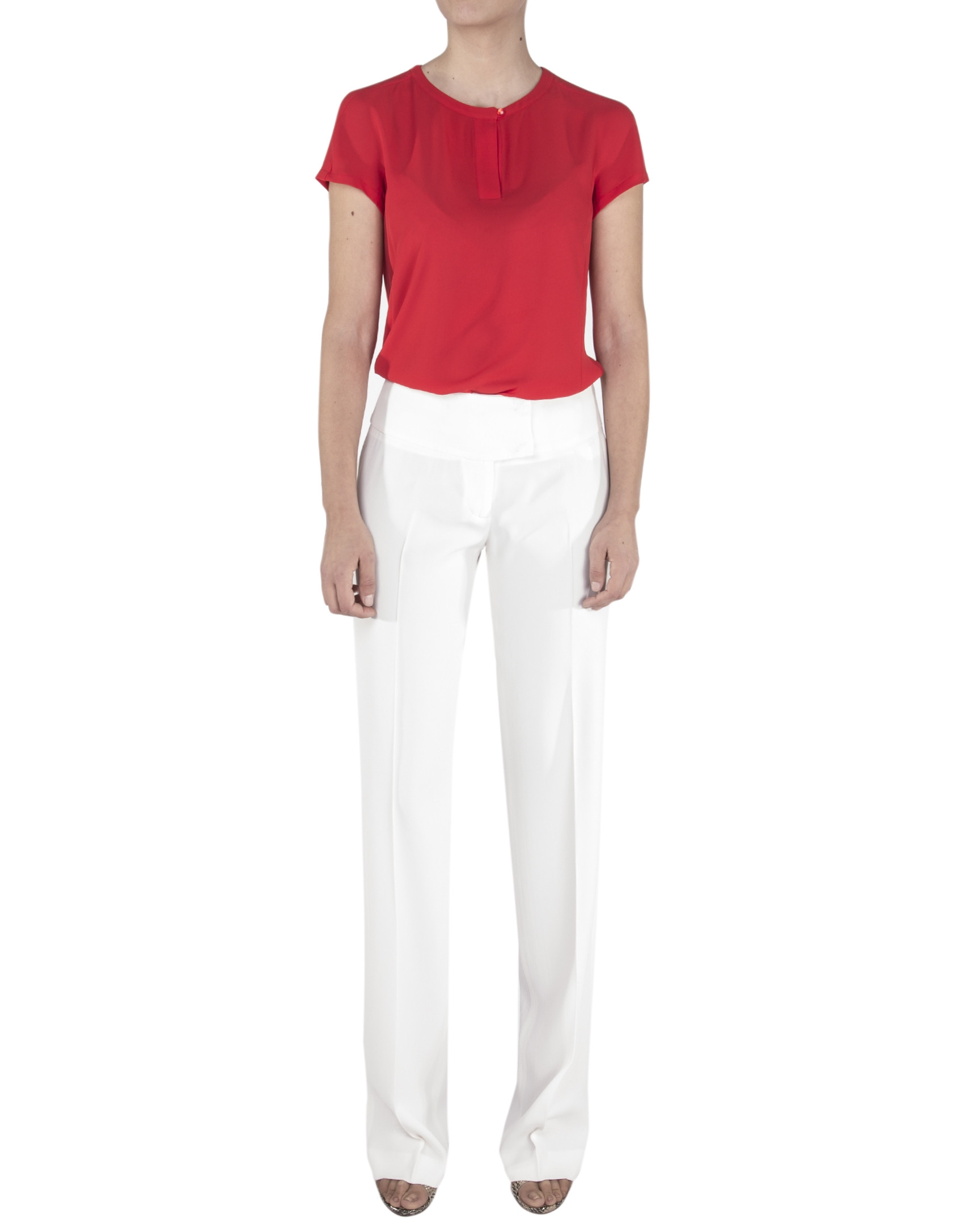 Camisa roja manga corta