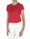 Camisa roja manga corta
