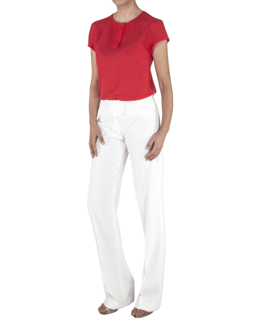 Red short sleeve shirt