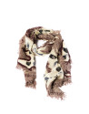 Foulard marrón étnico