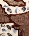 Foulard marrón étnico