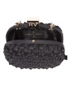 Clutch tejido negro