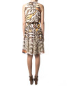 Short animal print dress