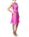 Vestido gasa fucsia