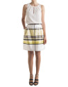 Yellow striped skirt