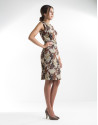 Vestido recto estampado floral