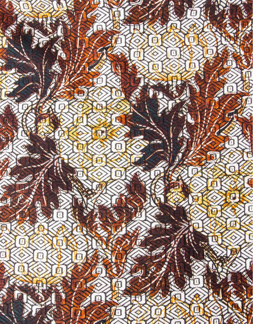 Vestido recto estampado floral