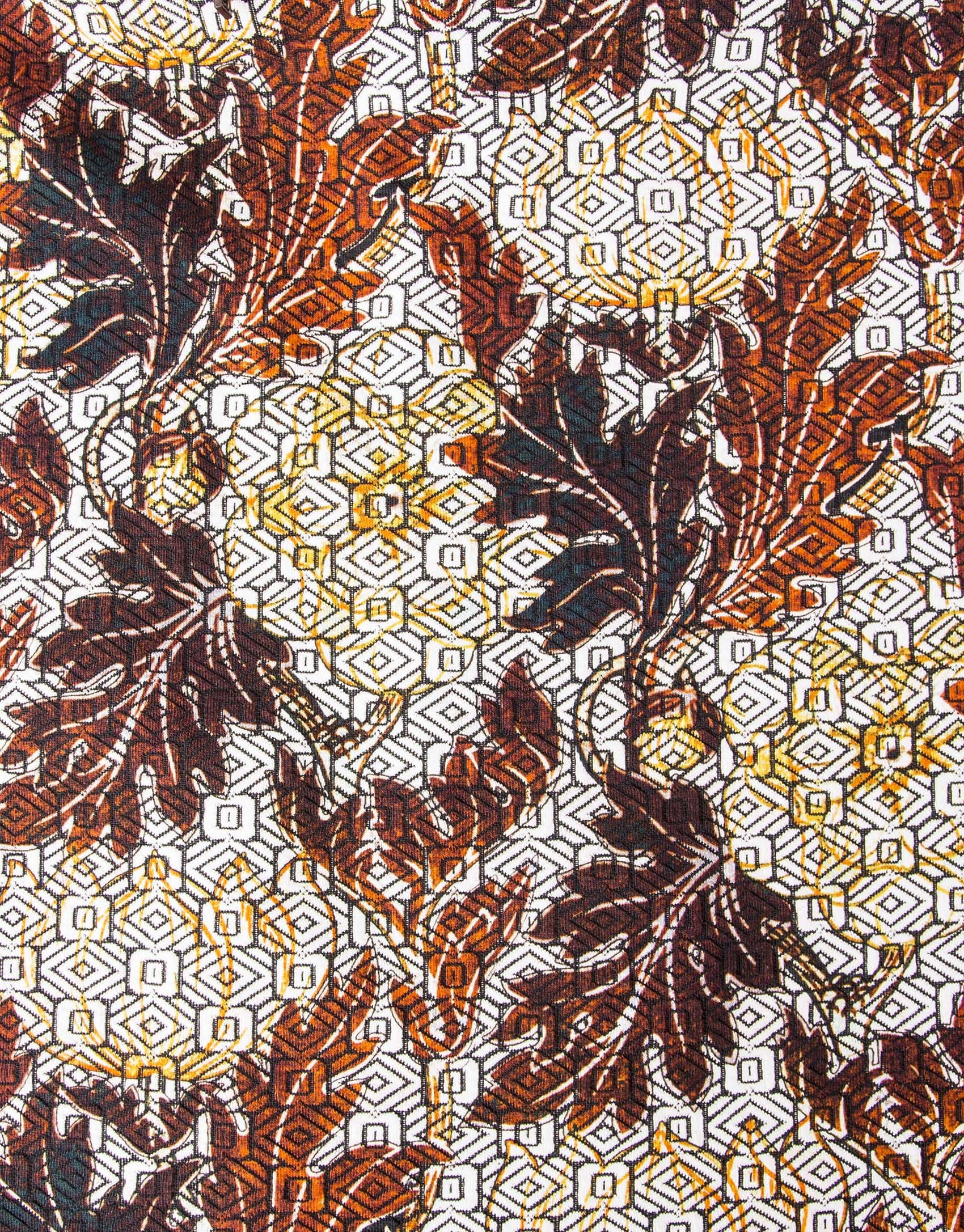 Vestido recto estampado floral