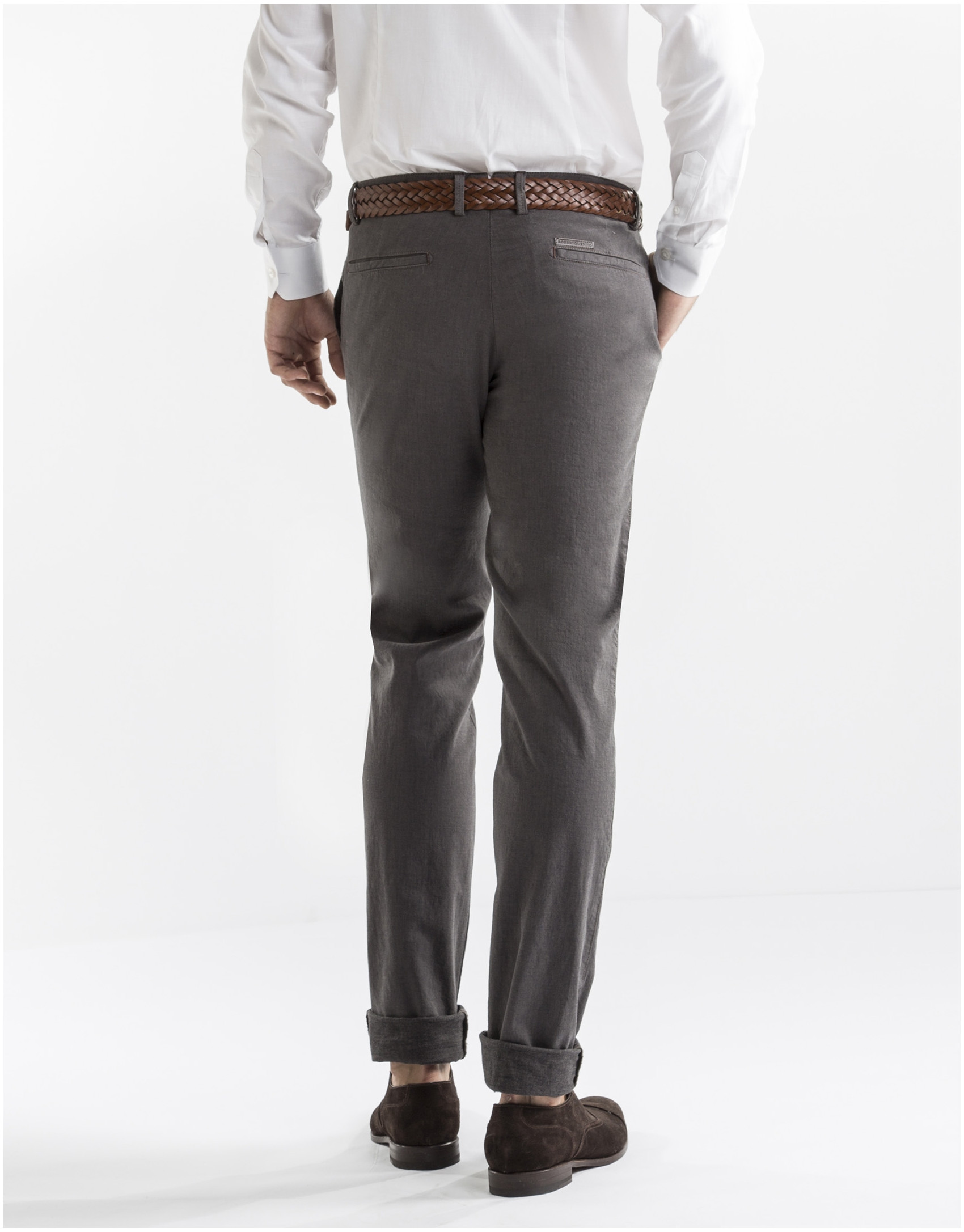 Pantalón vestir microdibujo topo