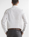 Camisa vestir lisa blanco