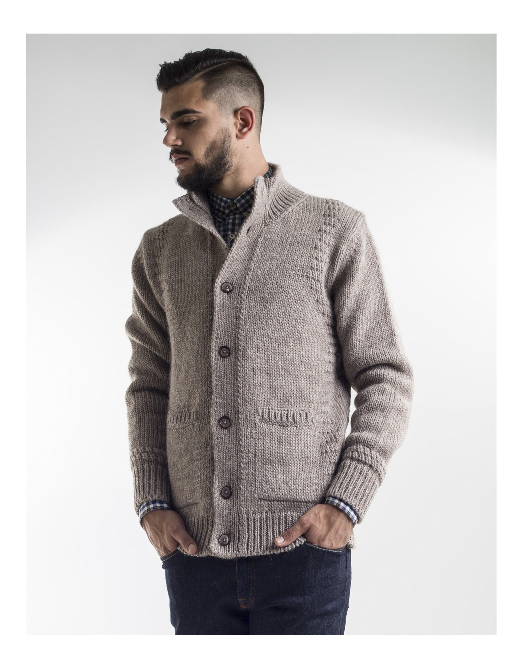 Chaqueta menguados visón