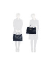 Bolso negro acolchado