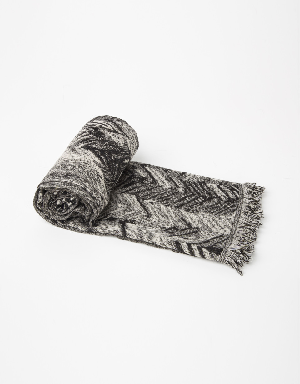 Foulard lana estampado geométrico