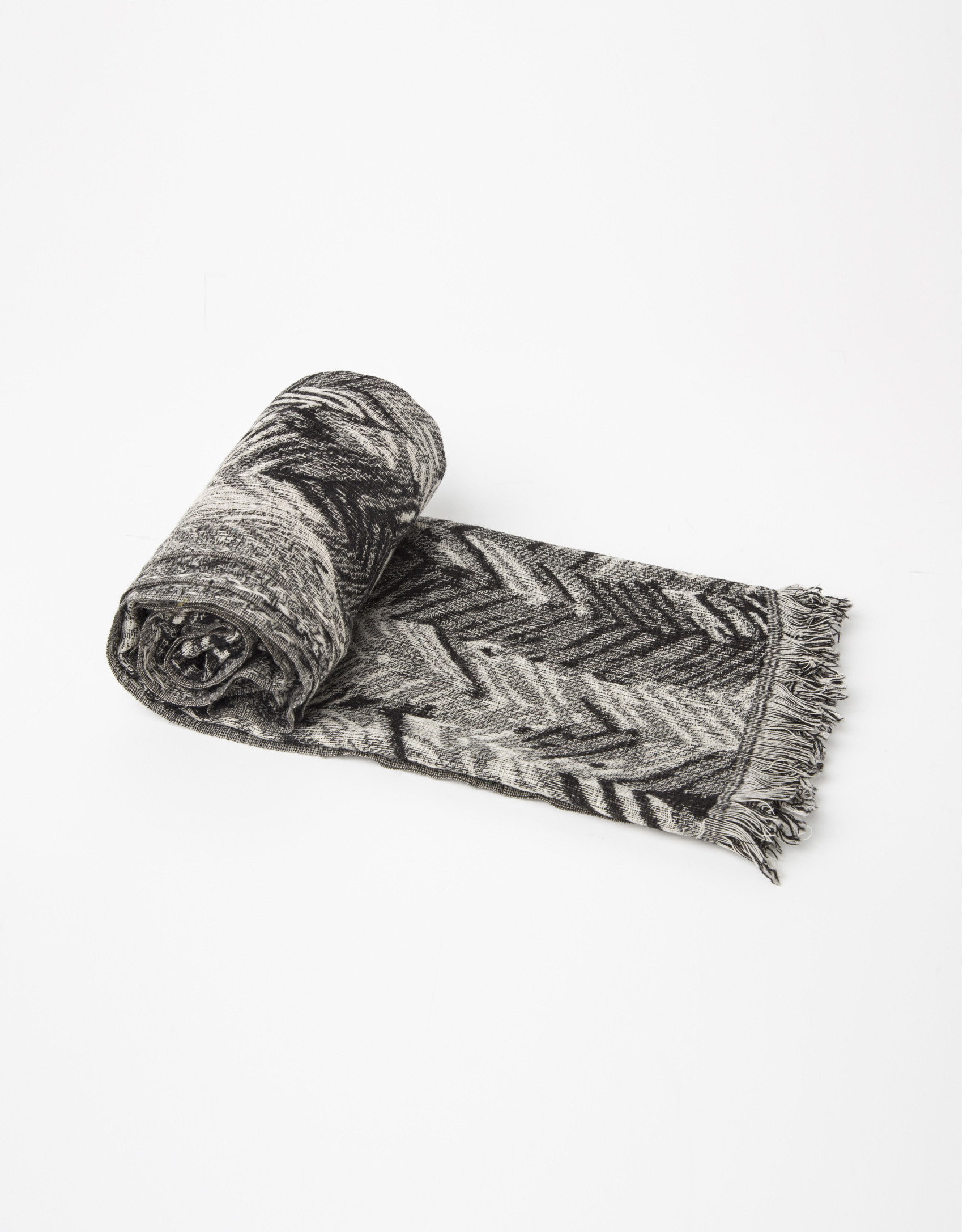 Foulard lana estampado geométrico