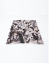 Foulard lana y seda marrón