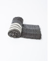 Bufanda espiga gris/beige