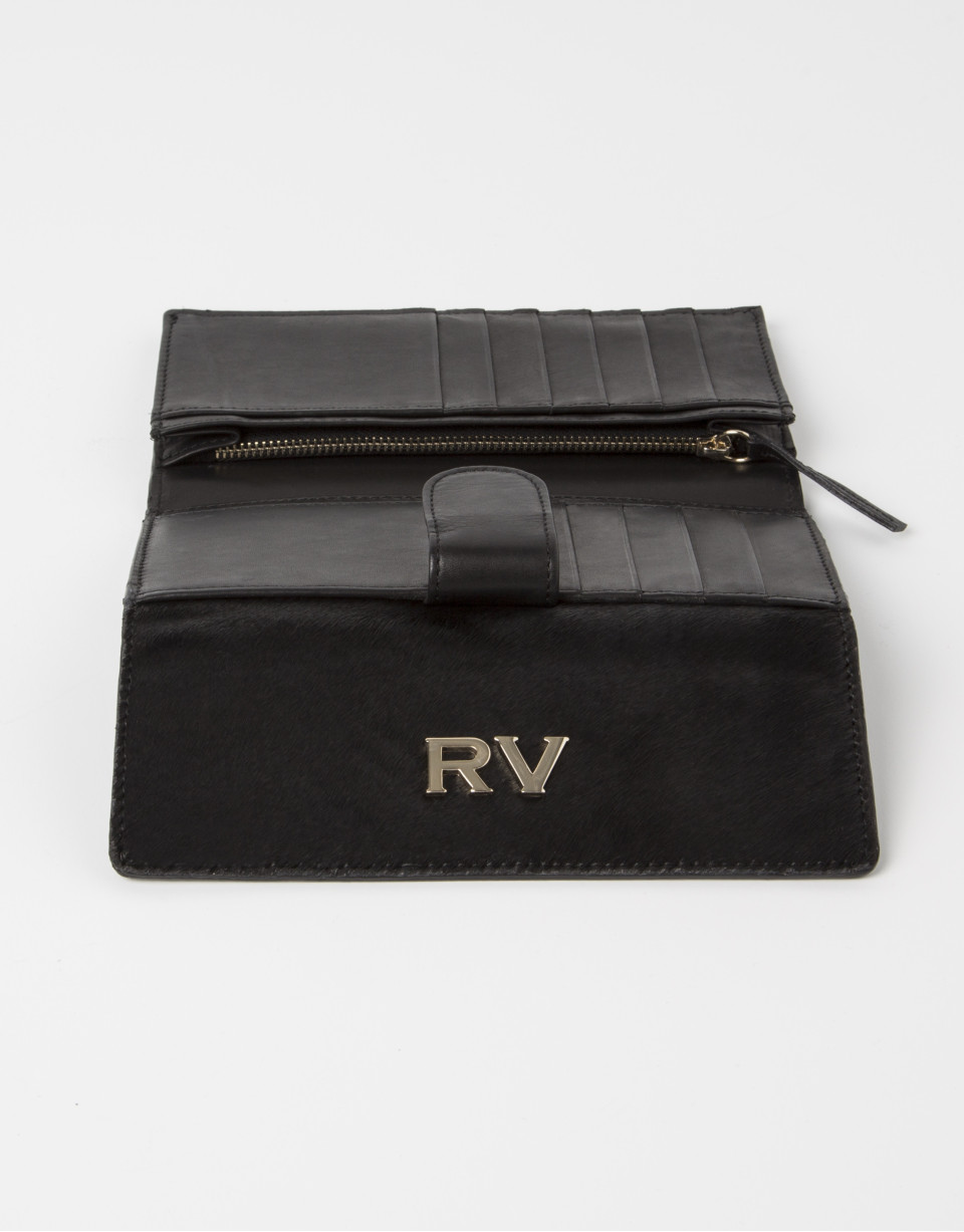 Cartera marrón pelo