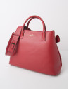 Satchel piel rojo