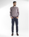 Multi-colored checked sport shirt
