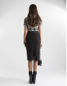 Black pencil skirt