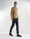 Mustard basic knit sweater 