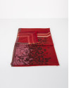 Foulard lana rojo