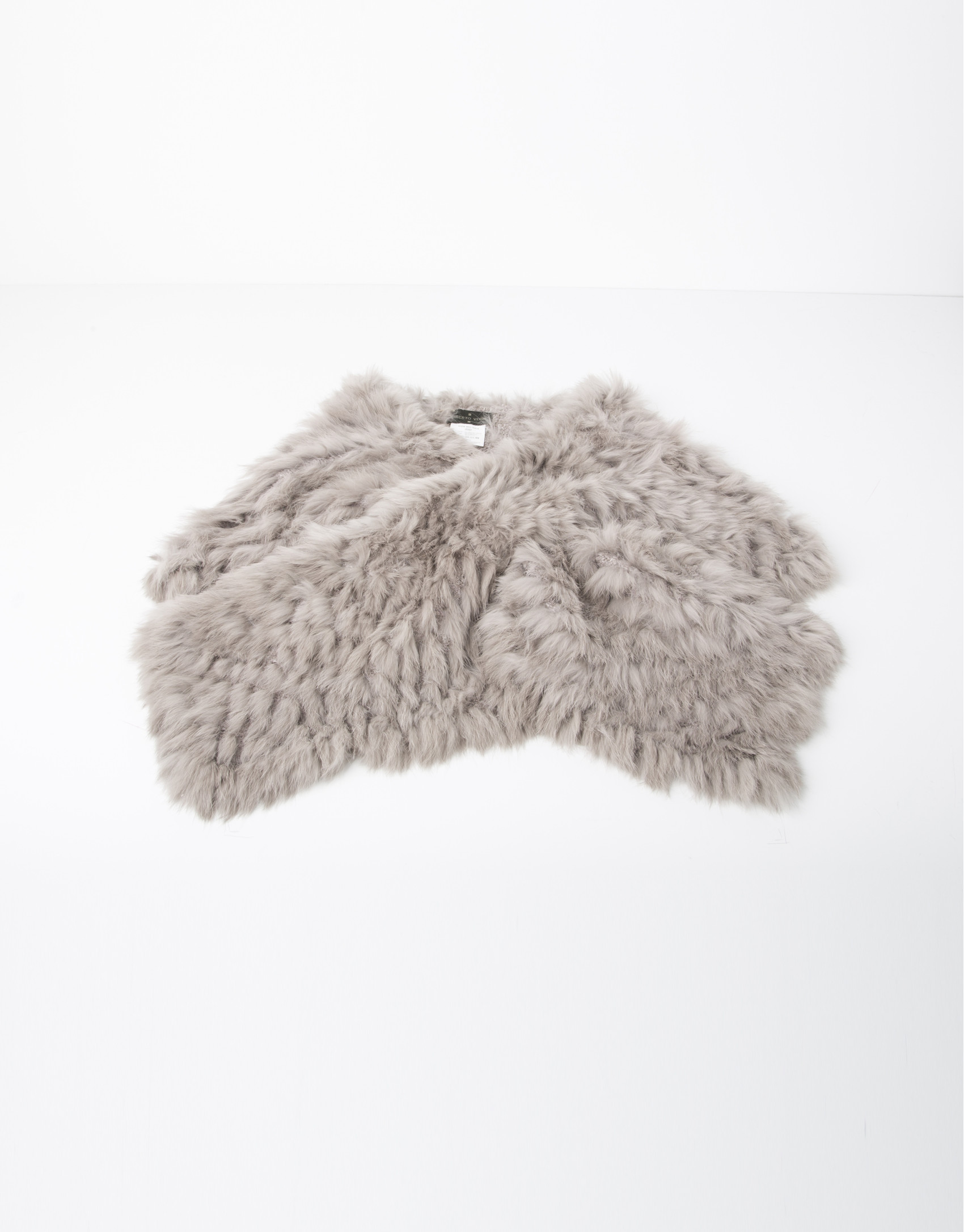 Cuello pelo beige