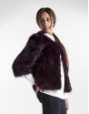 Chaqueta zorro berenjena