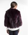 Chaqueta zorro berenjena